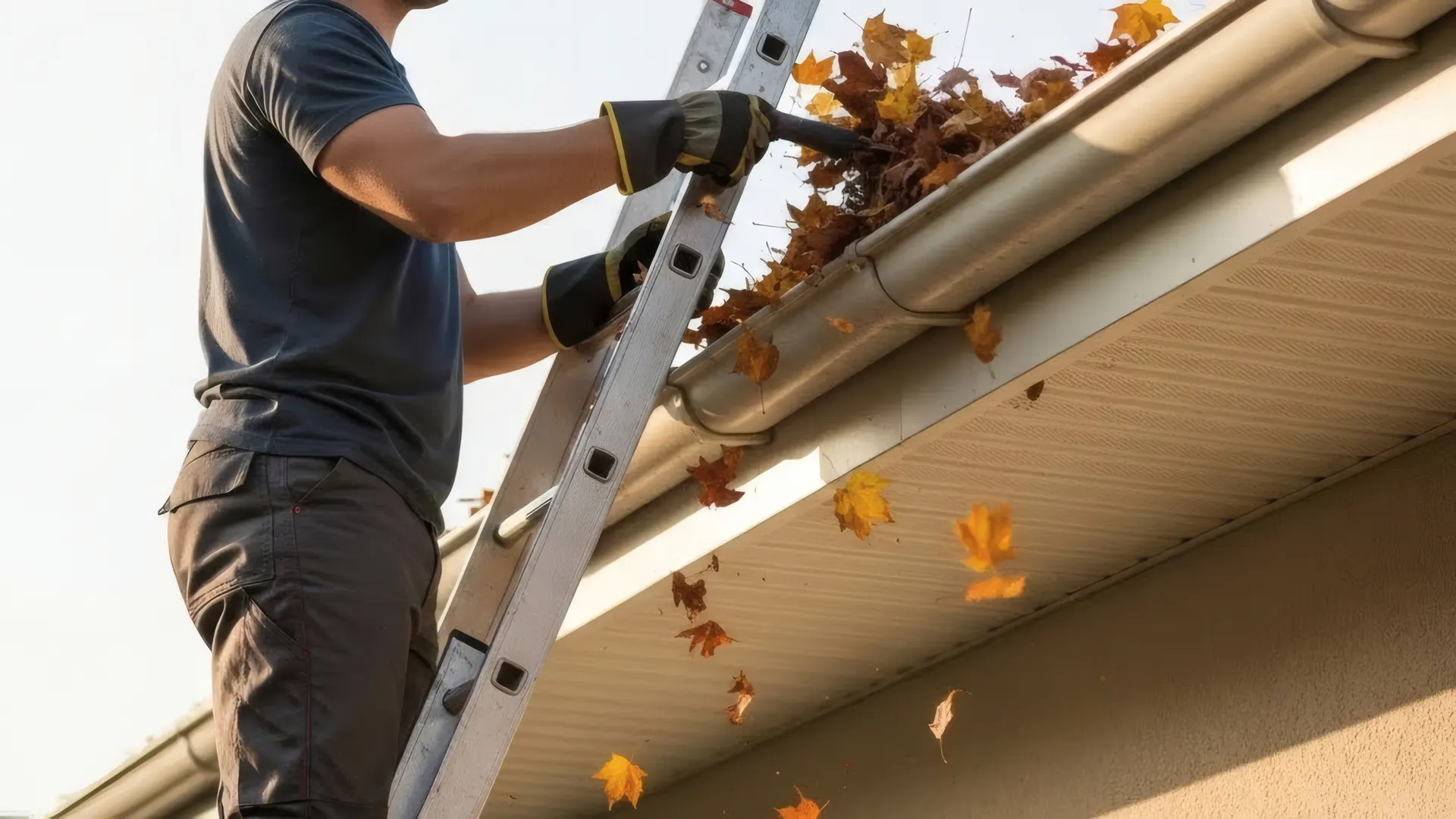 Professional gutter cleaning service